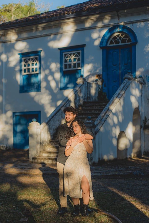 Barbara e Henrique no ensaio pré-wedding